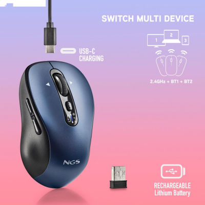 NGS SOURIS SS FIL RECHARGE MULTIMODE INFINITY