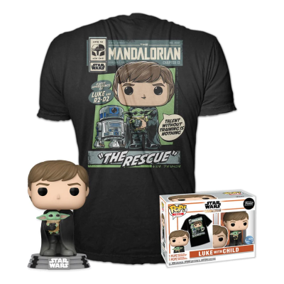 POP & TEE - MANDALORIAN LUKE XL