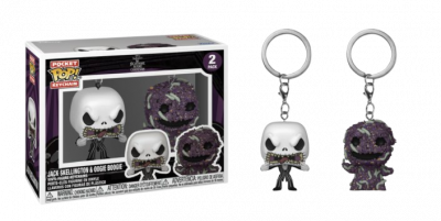 POP KEYCHAIN ETRANGE NOEL - JACK & OOGIE