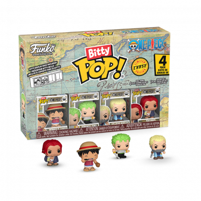 BITTY POP ONE PIECE - LUFFY 4 PCES