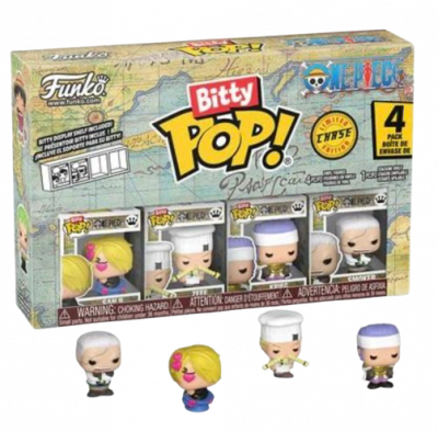 BITTY POP ONE PIECE - SANJI 4 PCES