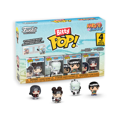 BITTY POP NARUTO - BATTLES (4 PCES)