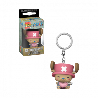 POP KEYCHAIN ONE PIECE - CHOPPER AVEC BARBE A PAPA