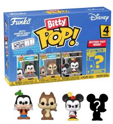 BITTY POP DISNEY – DINGO (PACK DE 4 FIGURINES)