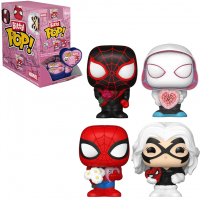 BITTY POP SINGLES : SPIDERMAN ST VALENTIN  24 PCS