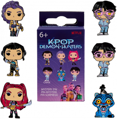 LOUNGEFLY : K-POP DEMON HUNTERS - MYSTERY BOX PIN