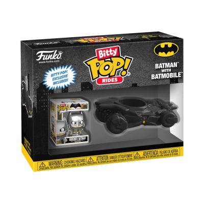BITTY POP RIDE : DC - BATMAN AVEC BATMOBILE