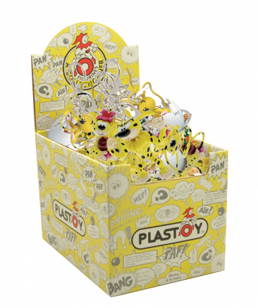 BOITE PRESENTOIR 25 PORTE-CLES ASSORTIS MARSUPILAM