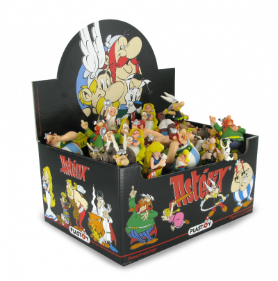 BOITE PRESENTOIR 60 FIGURINES ASSORTIES ASTERIX