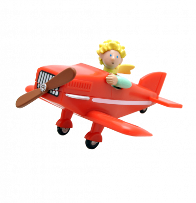 FIGURINE LE PETIT PRINCE DANS SON AVION