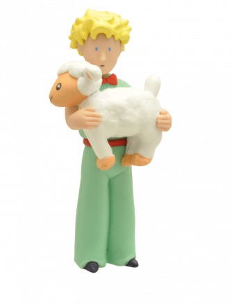 FIGURINE LE PETIT PRINCE ET LE MOUTON