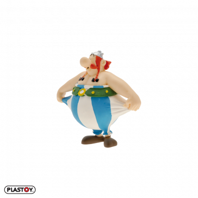 FIGURINE OBELIX TENANT SON PANTALON