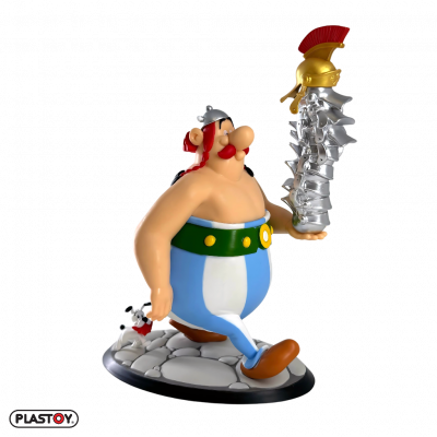 OBELIX PILE DE CASQUES ET IDEFIX
