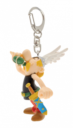 PORTE-CLES ASTERIX BUVANT LA POTION MAGIQUE