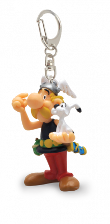 PORTE-CLES ASTERIX ET IDEFIX
