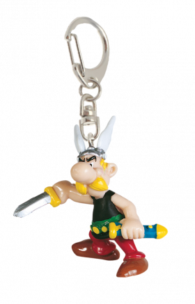 PORTE-CLES ASTERIX TENANT SON EPEE