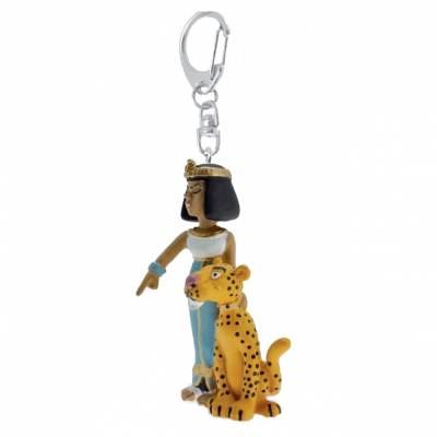 PORTE-CLES CLEOPATRE ET SA PANTHERE