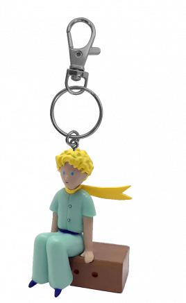 PORTE-CLES LE PETIT PRINCE SUR SA CAISSE