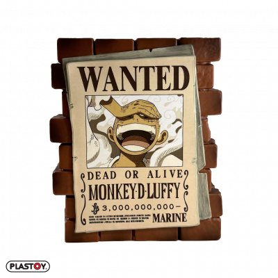 TIRELIRE AFFICHE WANTED LUFFY