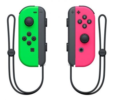 Paire de Joy-Con (vert/rose)
