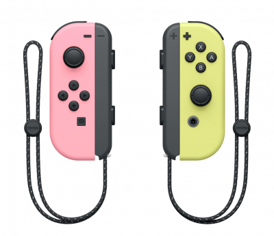 SWITCH PAIRE JOYCON ROSE&JAUNE