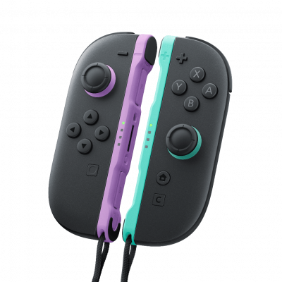 SWITCH 2 PAIRE JOY CON 2 VIOLET / VERT CLAIR