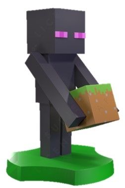 FIGURINE HOLDEM MINECRAFT - ENDERMAN