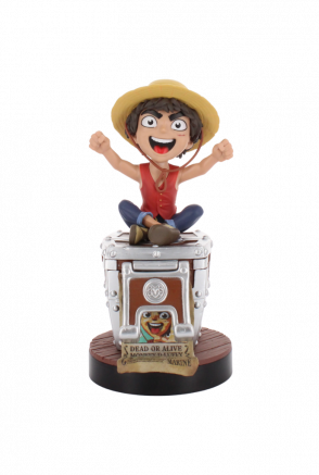 FIGURINE SUPPORT NEW LUFFY SUR COFFRE - ONE PIECE