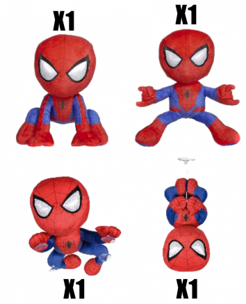 SPIDER-MAN ASST PELUCHE 26CM