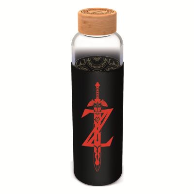 Bouteille en verre Zelda (noir)