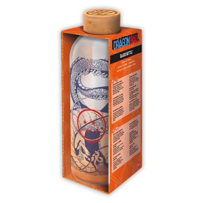 LARGE GLASS BOTTLE - DRAGON BALL