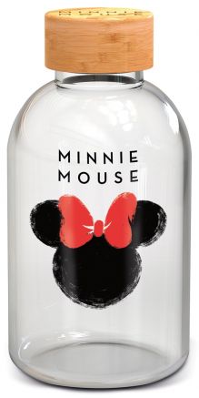 SMALL GLASS BOTTLE - MINNIE