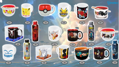 ASSORTIMENT BOX MANGA 83 PCES