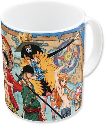 MUG PORCELAINE - ONE PIECE CARTE