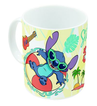 MUG PORCELAINE - STITCH SURF