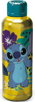 BOUTEILLE ISOTHERME EN ACIER STITCH BLEU 515ML