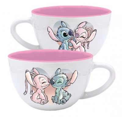 MUG JUMBO STITCH ET ANGEL 740ML