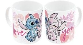 MUG PORCELAINE STITCH LOVE YOU 325ML