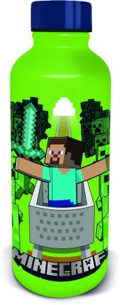 BOUTEILLE ALUMINIUM TREND MINECRAFT ARBRES VERT 75