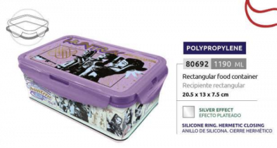 BOITE A DEJEUNER RECTANGULAIRE KPOP DH 1190ML