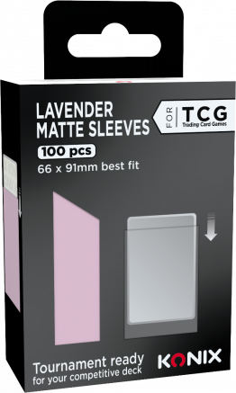 TCG Lavender matte sleeves 100 pcs