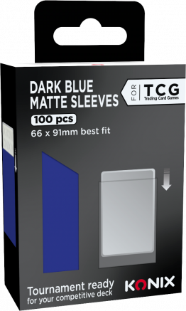 TCG Dark Blue matte sleeves 100 pcs