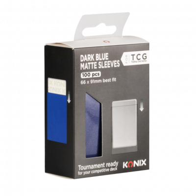 TCG Dark Blue matte sleeves 100 pcs