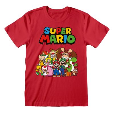 T-SHIRT SUPER MARIO GROUP L