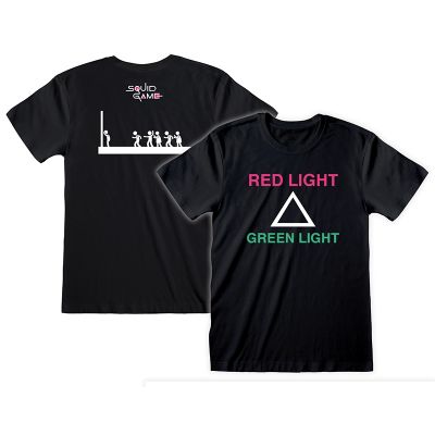 T-SHIRT SQUID GAME RED/GREEN L