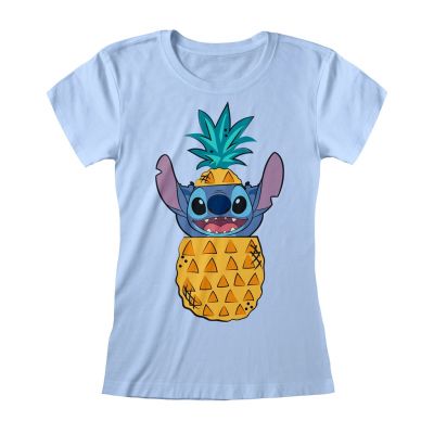 $T-SHIRT GIRL STITCH PINEAPPLE S