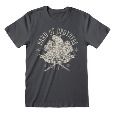 $T-SHIRT TMNT BAND OF BROTHERS L