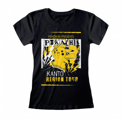 T-SHIRT GIRL PIKACHU KANTO XL