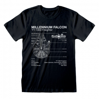 T-SHIRT SW MILLENIUM FALCON M