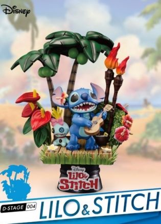 FIGURINE D-STAGE - STITCH GUITARRE